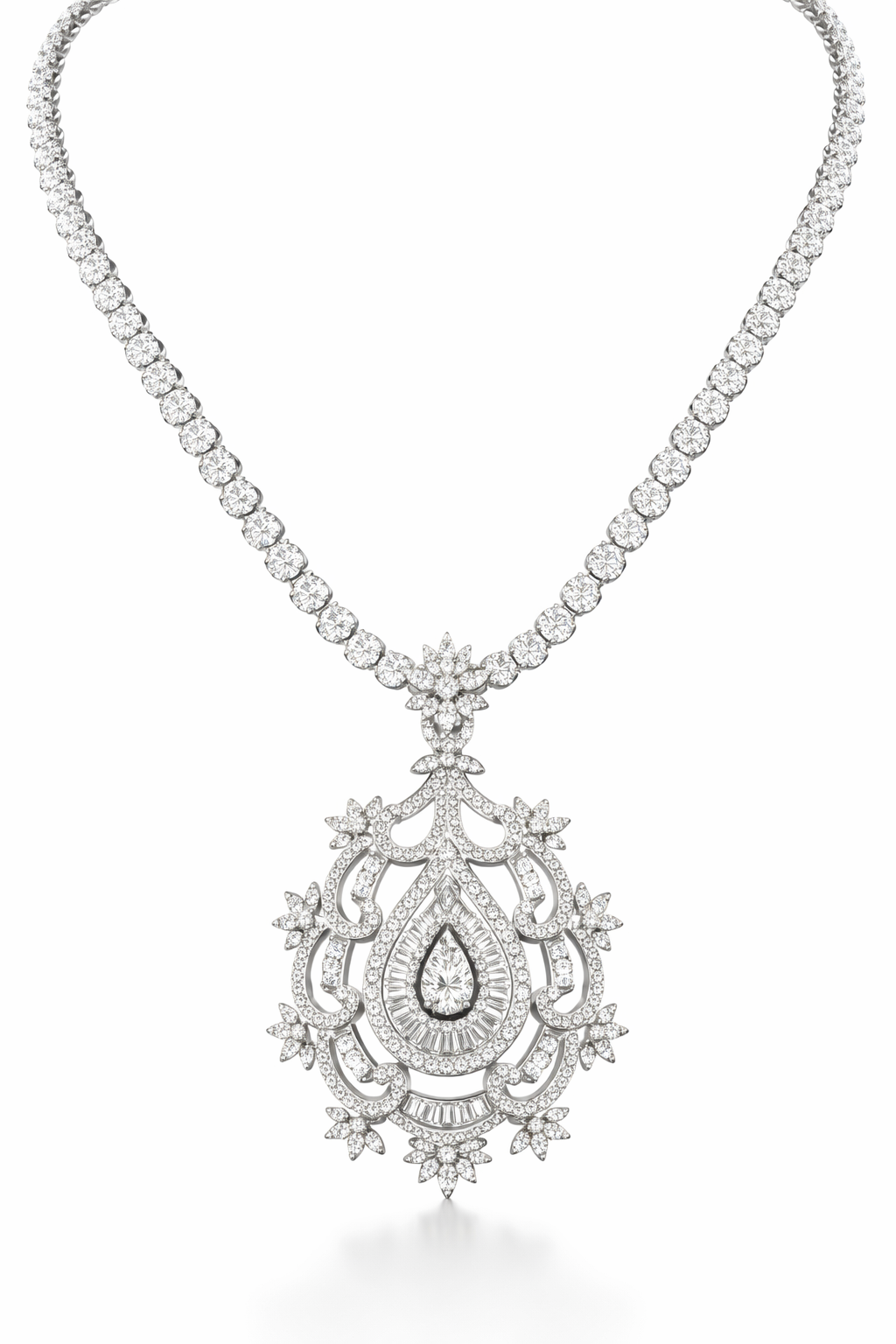Royal Teardrop Heritage Necklace-Saleh Sallom Main image