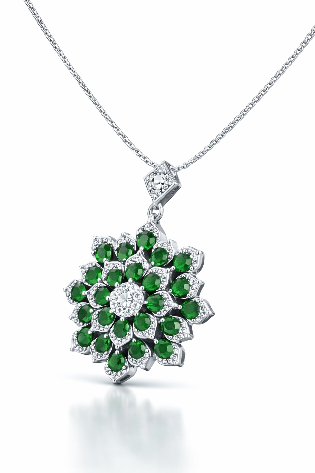 Emerald Bloom Heritage Pendant-Saleh Sallom