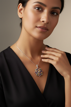 Celestial Mosaic Heritage Pendant-Saleh Sallom