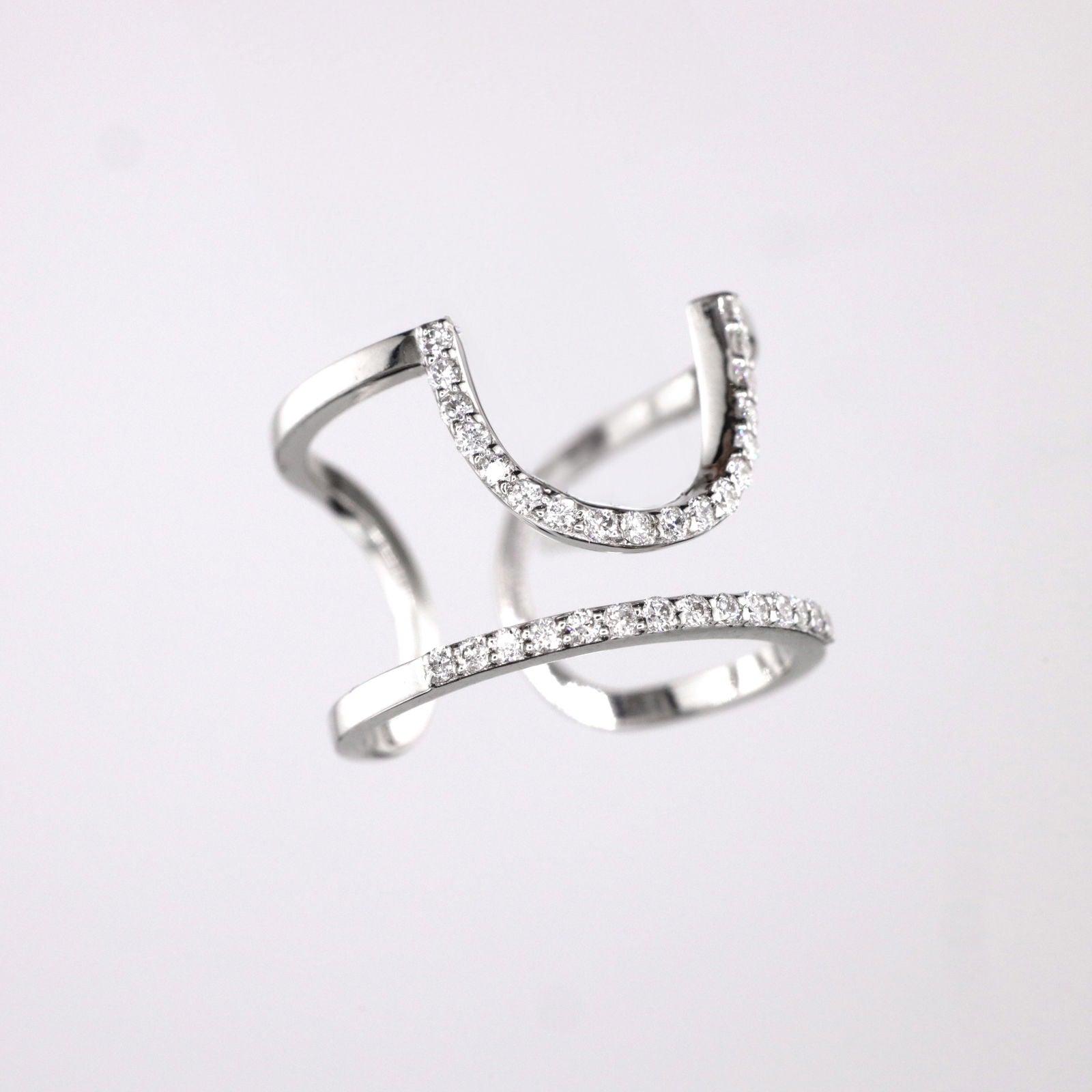 DIAMOND NAILRING BY SALEH SALLOM | 1.870g 18K - 0.200CT - Saleh Sallom