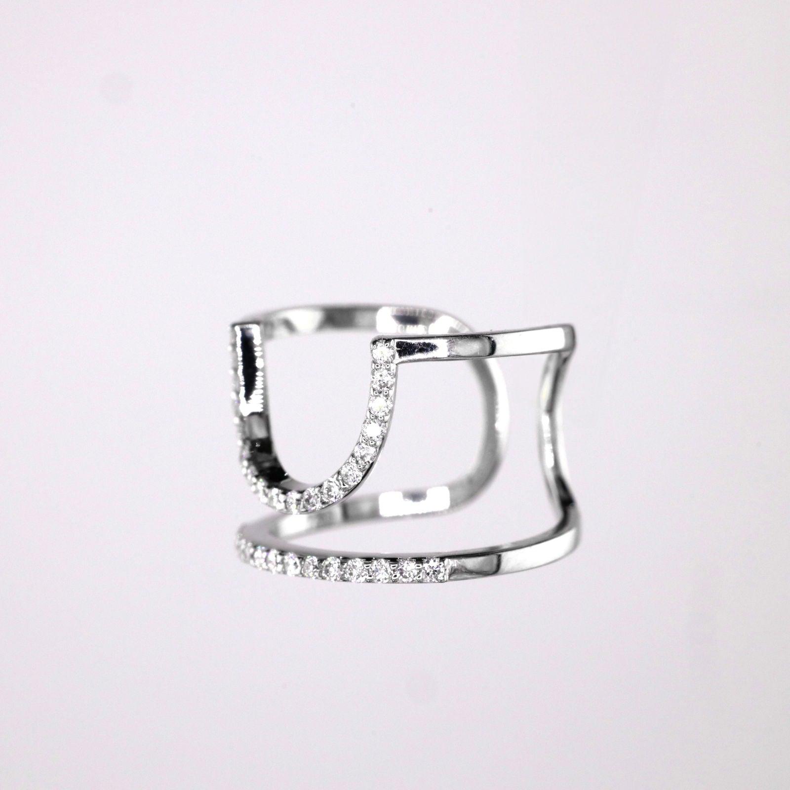 DIAMOND NAILRING BY SALEH SALLOM | 1.870g 18K - 0.200CT - Saleh Sallom