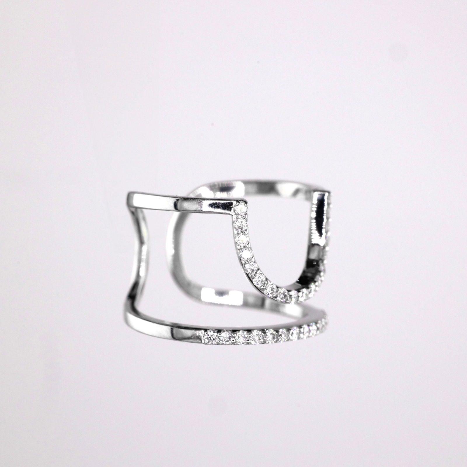 DIAMOND NAILRING BY SALEH SALLOM | 1.870g 18K - 0.200CT - Saleh Sallom