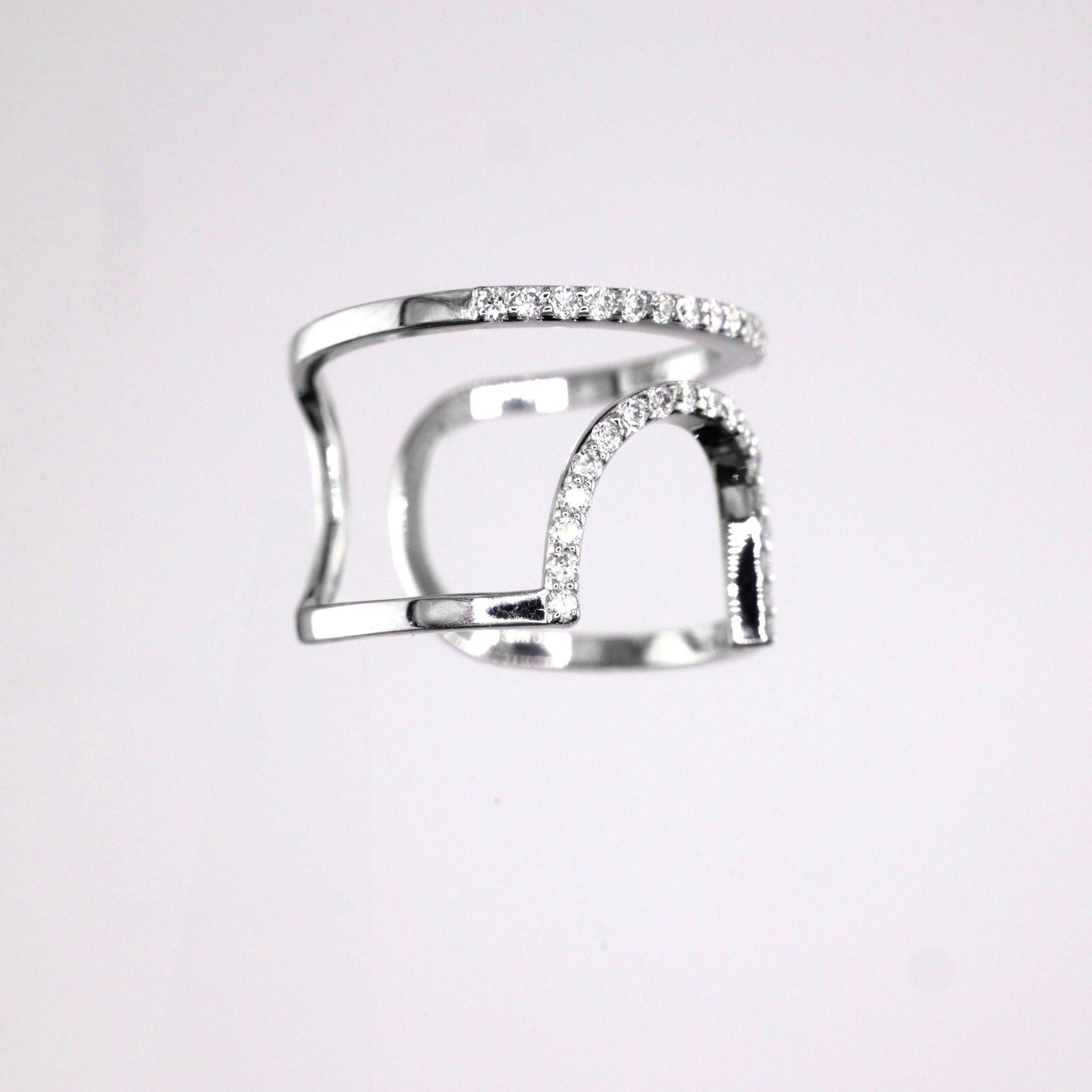 DIAMOND NAILRING BY SALEH SALLOM | 1.870g 18K - 0.200CT - Saleh Sallom