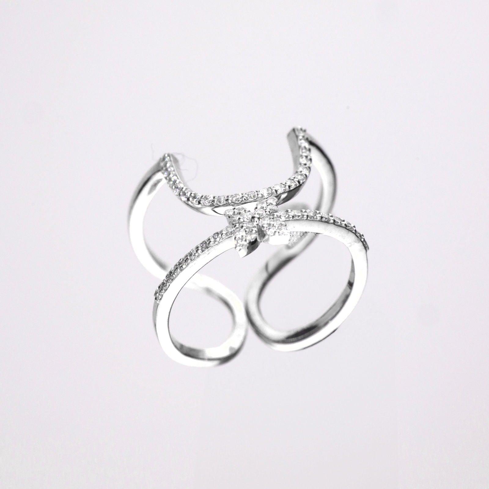 DIAMOND NAILRING BY SALEH SALLOM | 2.090g 18K - 0.070CT - Saleh Sallom