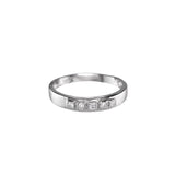 Diamond Ring Natural - By Saleh Sallom | 2.74g 18K - 0.12 CT - Saleh Sallom
