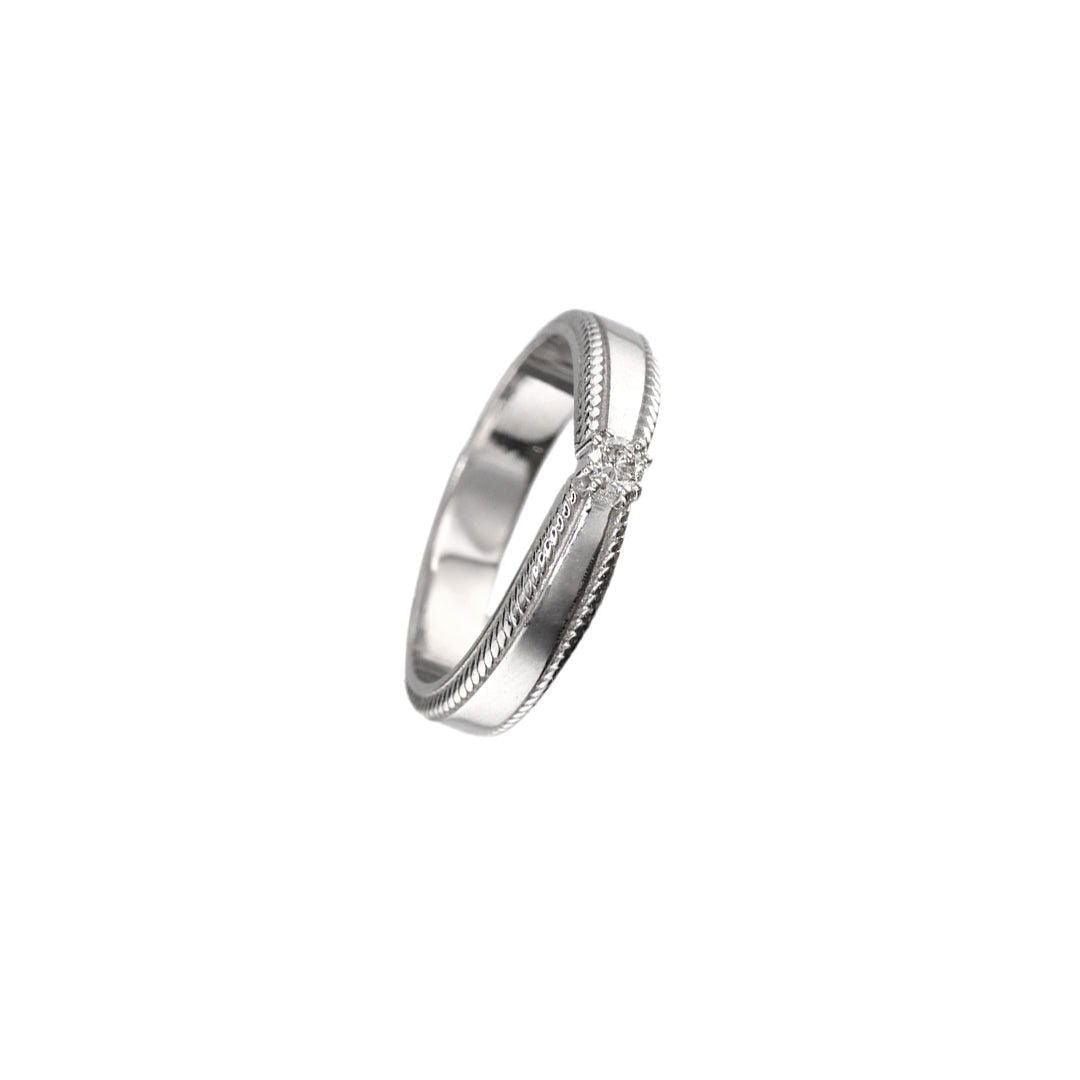 DIAMOND RING BY SALEH SALLOM | 5.84g 18K - 0.080 CT - Saleh Sallom
