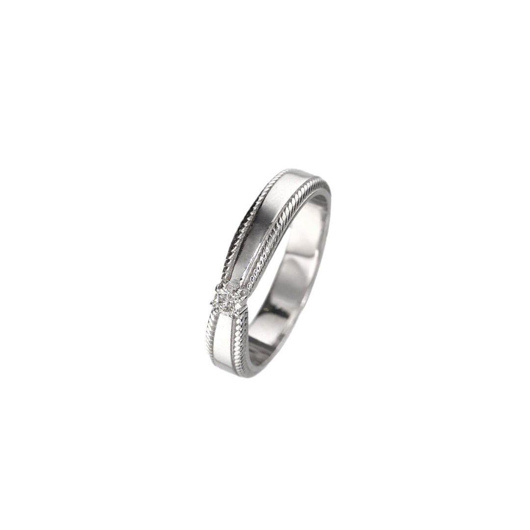 DIAMOND RING BY SALEH SALLOM | 5.84g 18K - 0.080 CT - Saleh Sallom