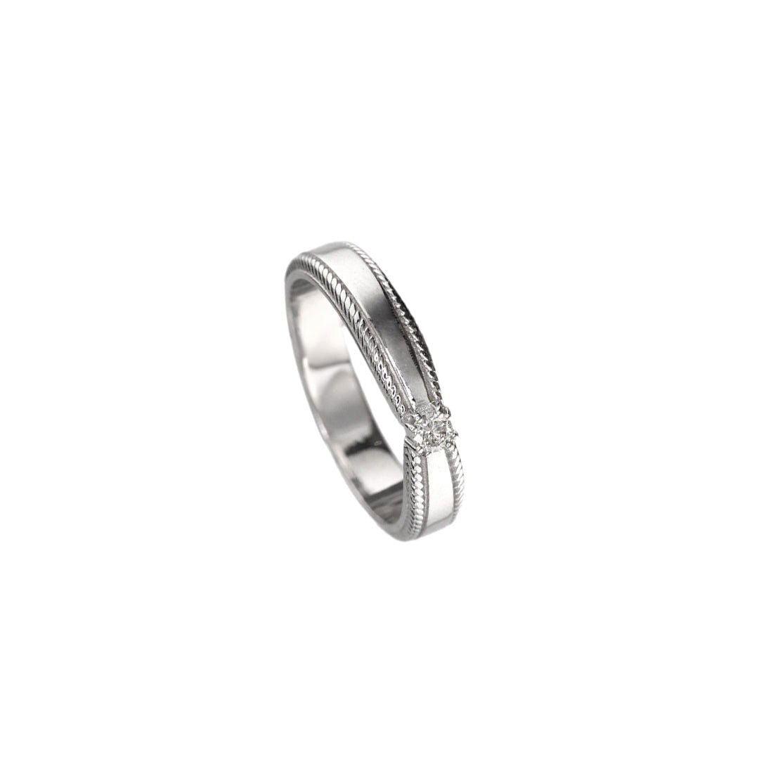 DIAMOND RING BY SALEH SALLOM | 5.84g 18K - 0.080 CT - Saleh Sallom
