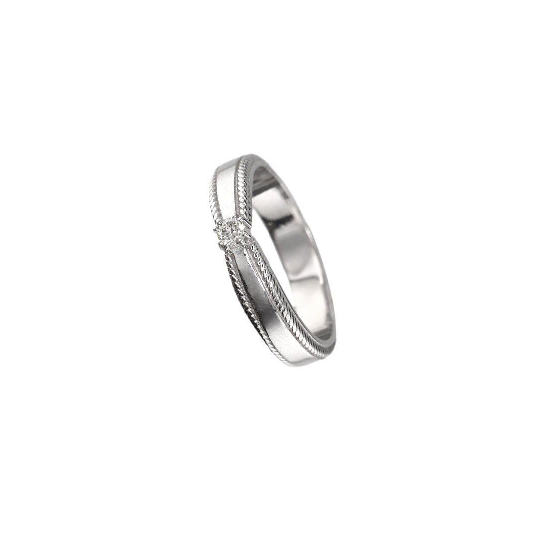 DIAMOND RING BY SALEH SALLOM | 5.84g 18K - 0.080 CT - Saleh Sallom