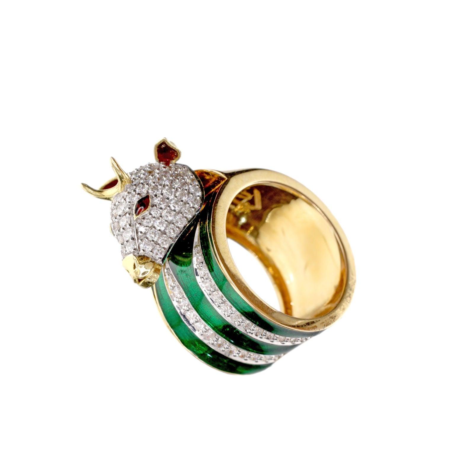 Diamond Ring  - By Saleh Sallom 18 Karat - Saleh Sallom