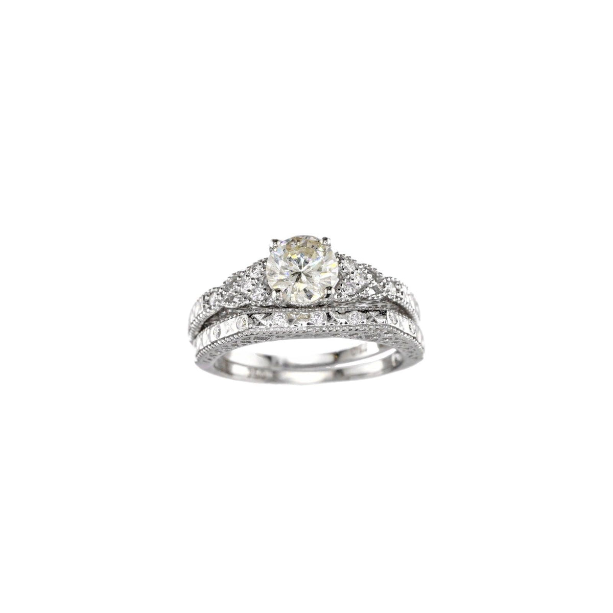 Diamond Ring Natural - By Saleh Sallom 18Karat | 1.00 carat - Saleh Sallom
