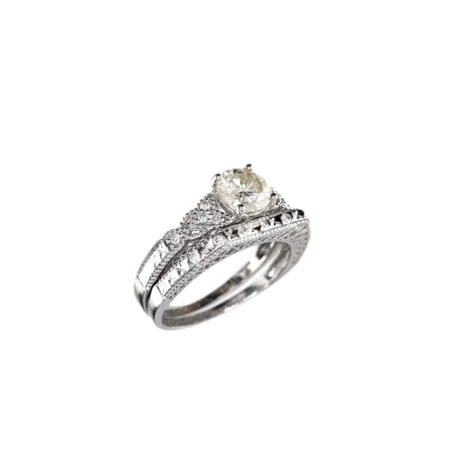 Diamond Ring Natural - By Saleh Sallom 18Karat | 1.00 carat - Saleh Sallom