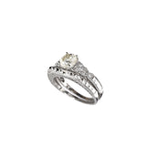 Diamond Ring Natural - By Saleh Sallom 18Karat | 1.00 carat - Saleh Sallom