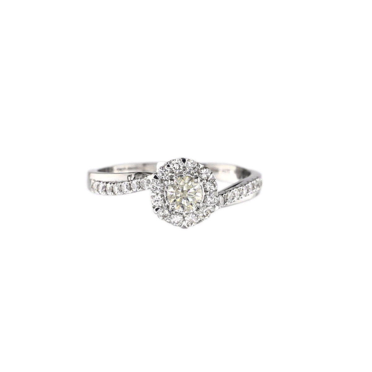 Diamond Ring Natural - By Saleh Sallom 2.43 g 18 Karat | 0.52 carat - Saleh Sallom