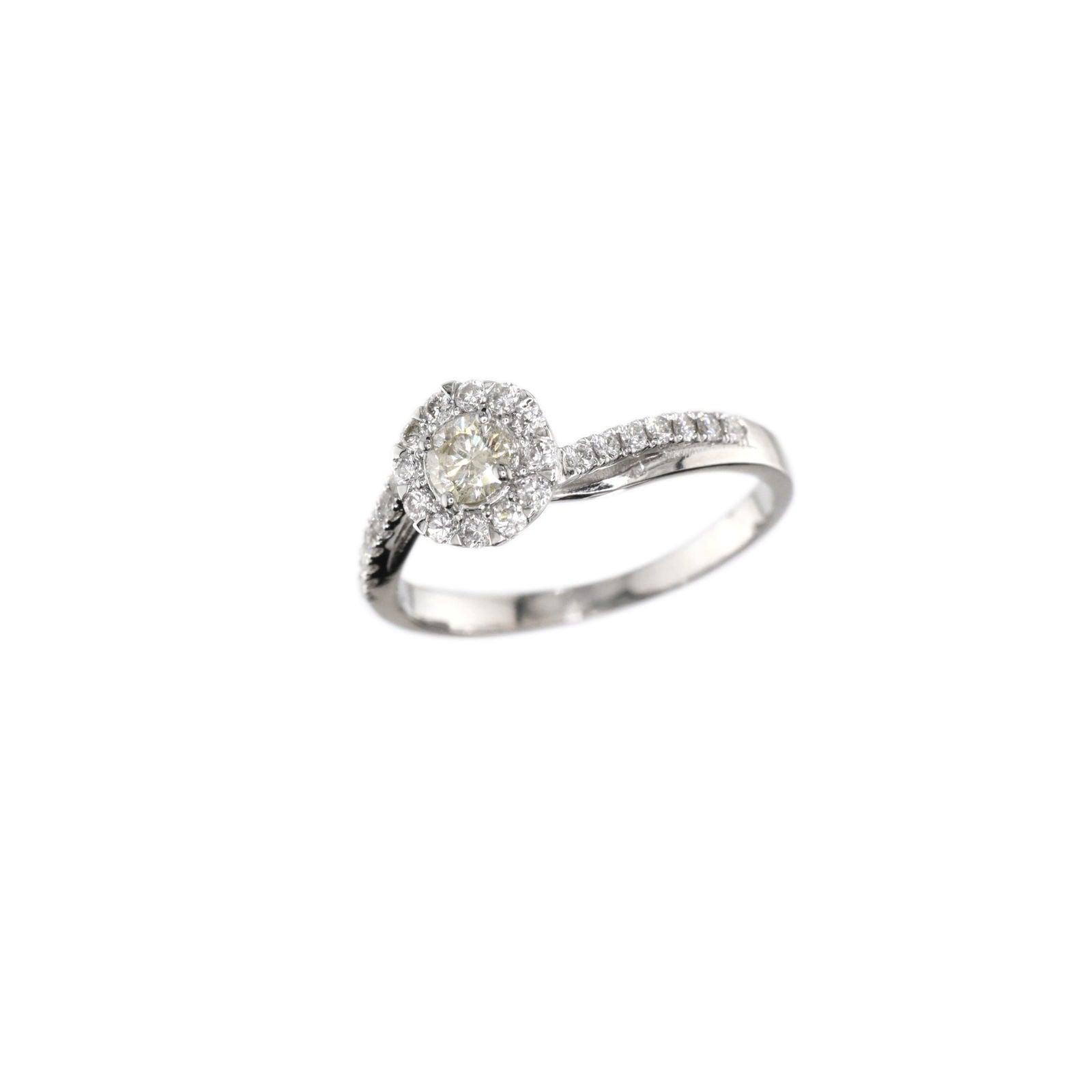 Diamond Ring Natural - By Saleh Sallom 2.43 g 18 Karat | 0.52 carat - Saleh Sallom
