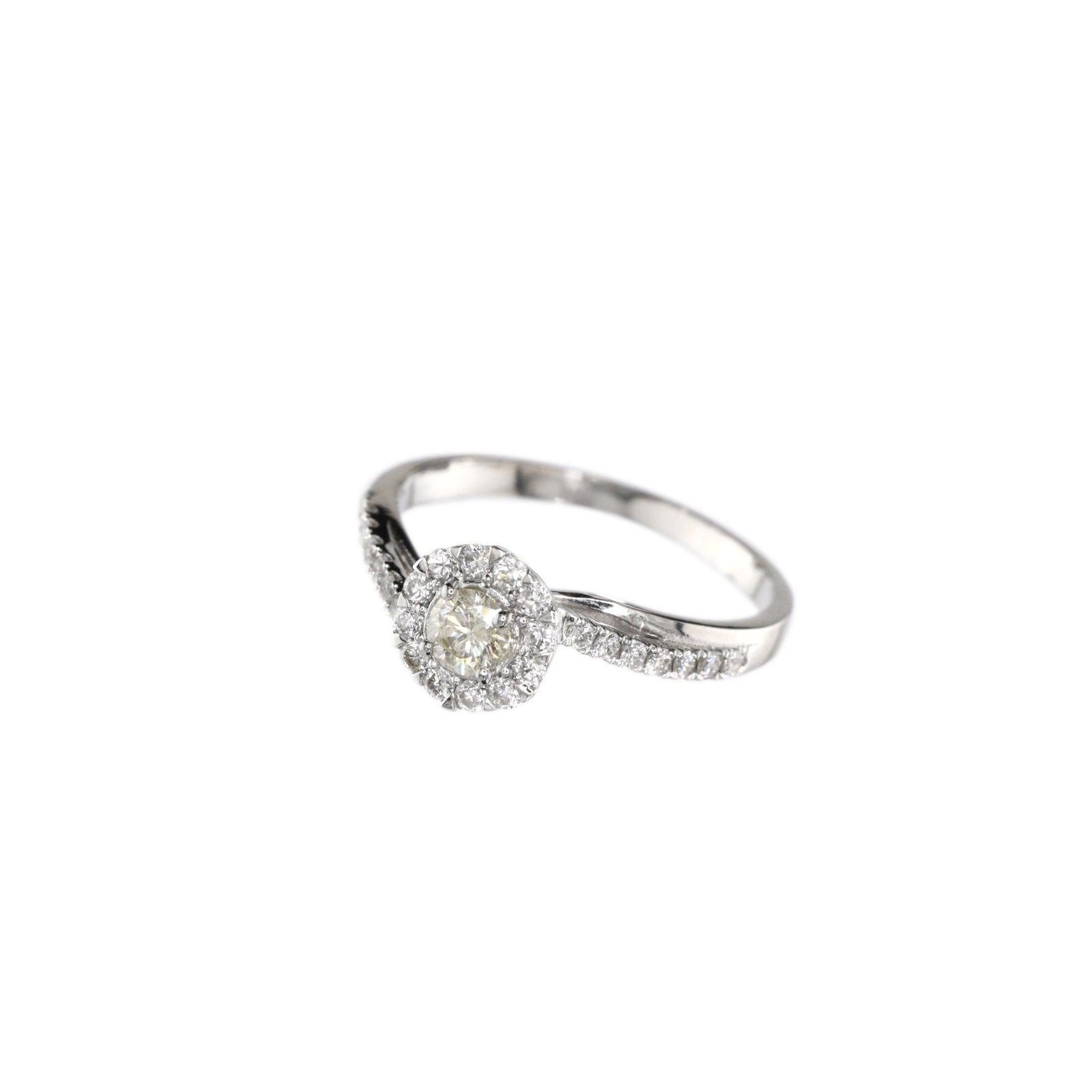 Diamond Ring Natural - By Saleh Sallom 2.43 g 18 Karat | 0.52 carat - Saleh Sallom