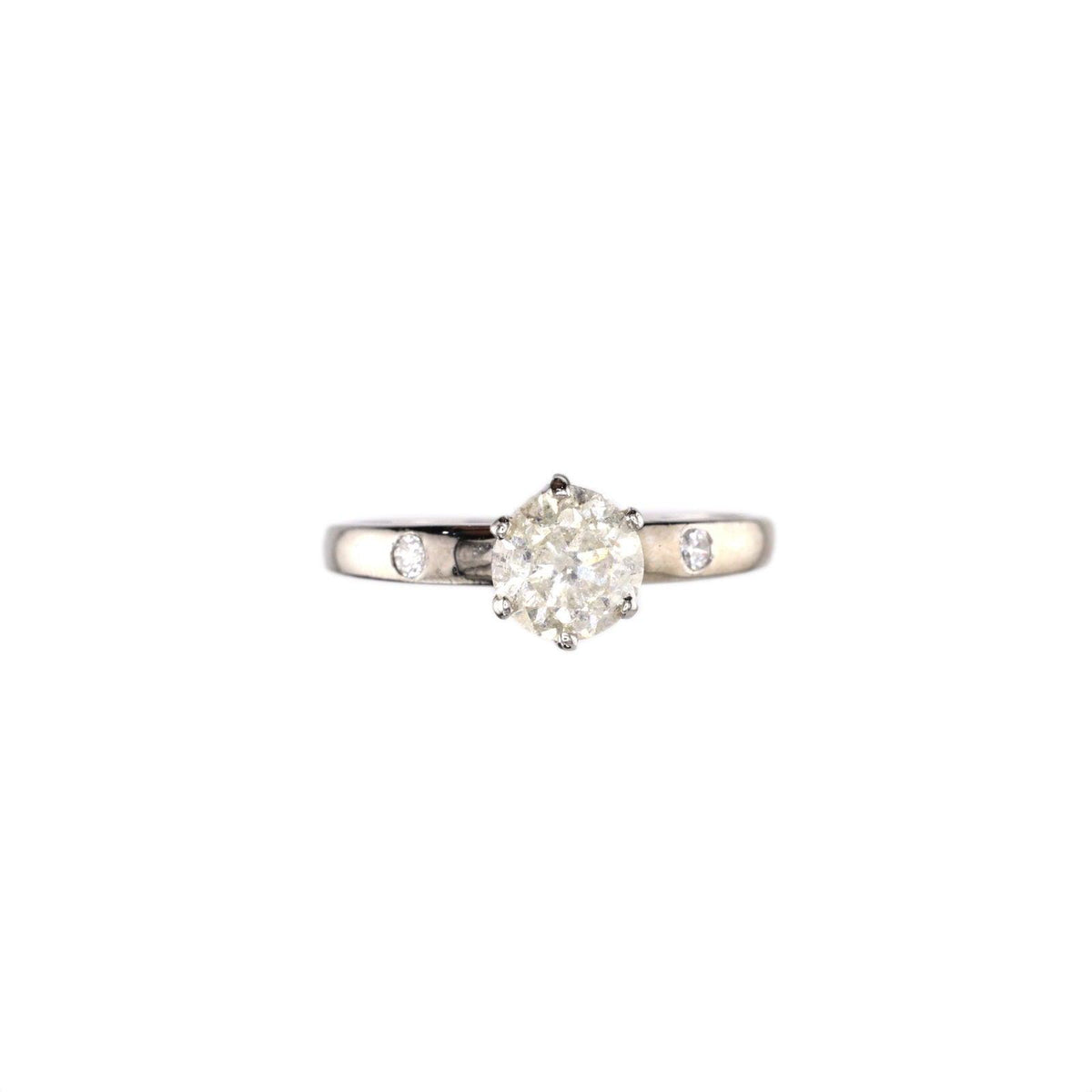 Diamond Ring Natural - By Saleh Sallom 2.470g 18Karat | 1.14 carat - Saleh Sallom