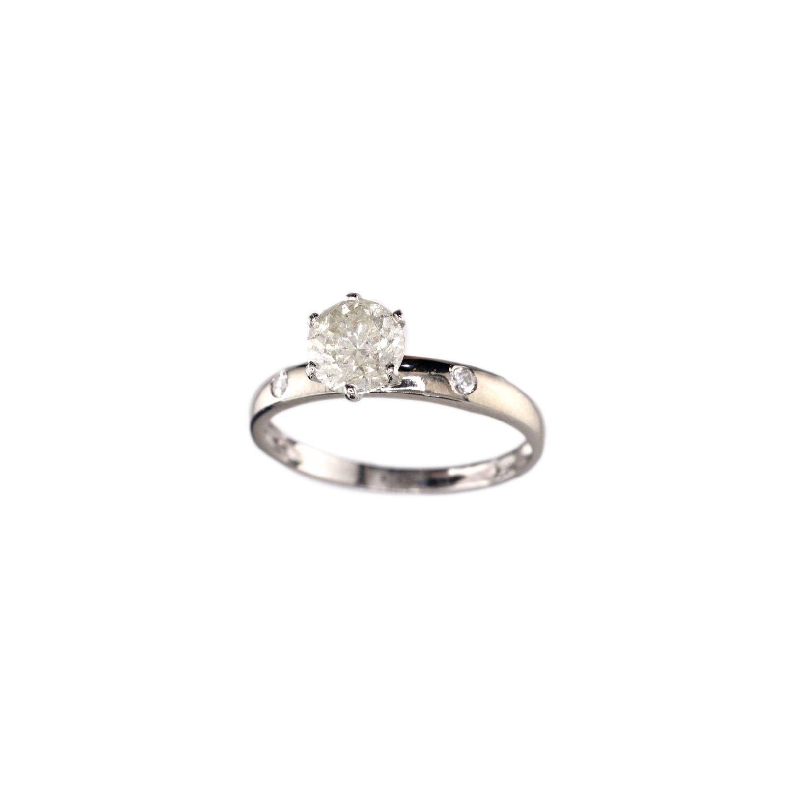 Diamond Ring Natural - By Saleh Sallom 2.470g 18Karat | 1.14 carat - Saleh Sallom
