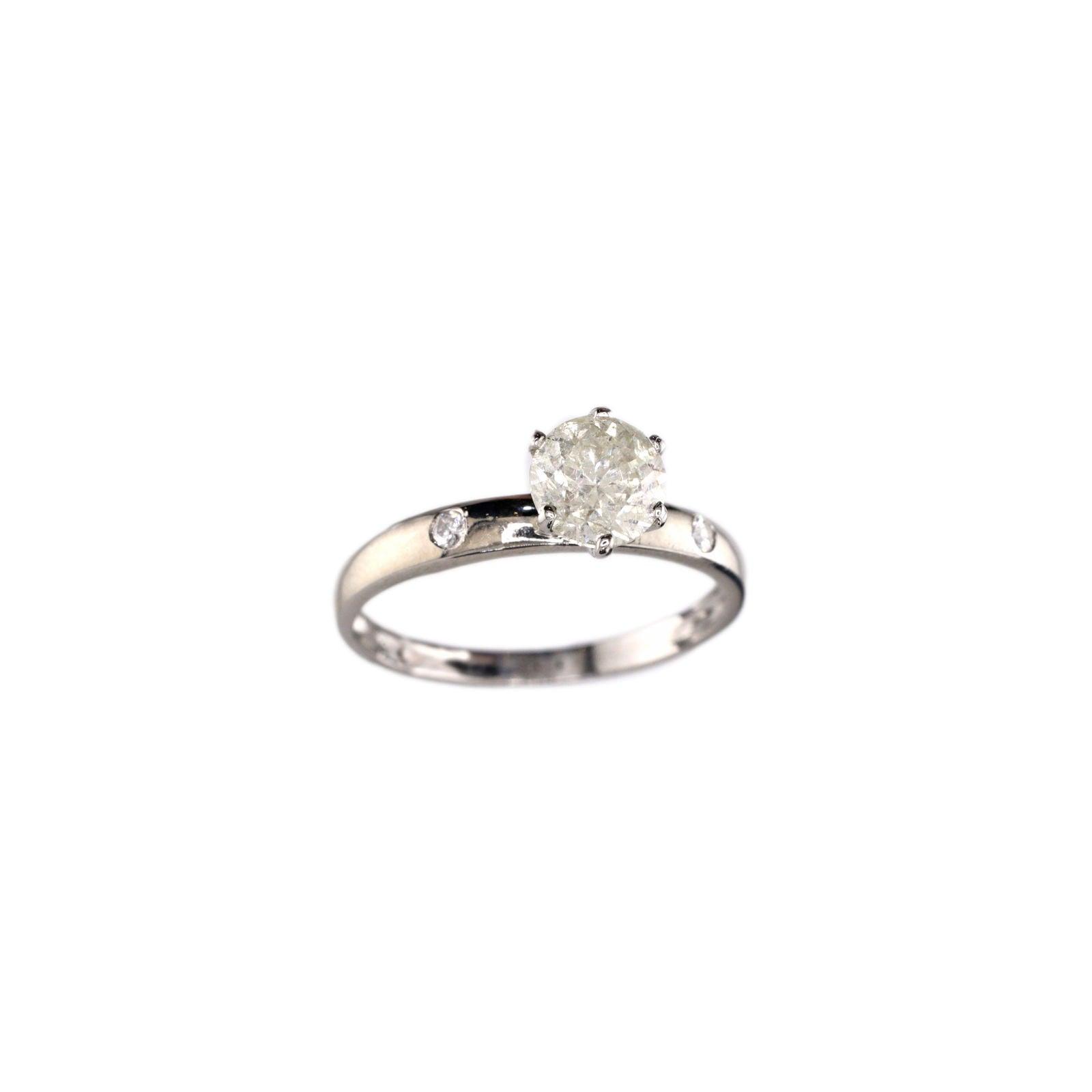 Diamond Ring Natural - By Saleh Sallom 2.470g 18Karat | 1.14 carat - Saleh Sallom