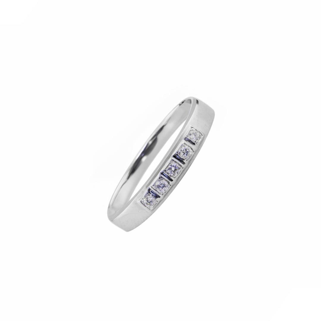 Diamond Ring Natural - By Saleh Sallom 2.74g Karat | 0.10 carat - Saleh Sallom