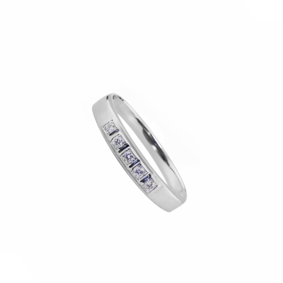 Diamond Ring Natural - By Saleh Sallom 2.74g Karat | 0.10 carat - Saleh Sallom