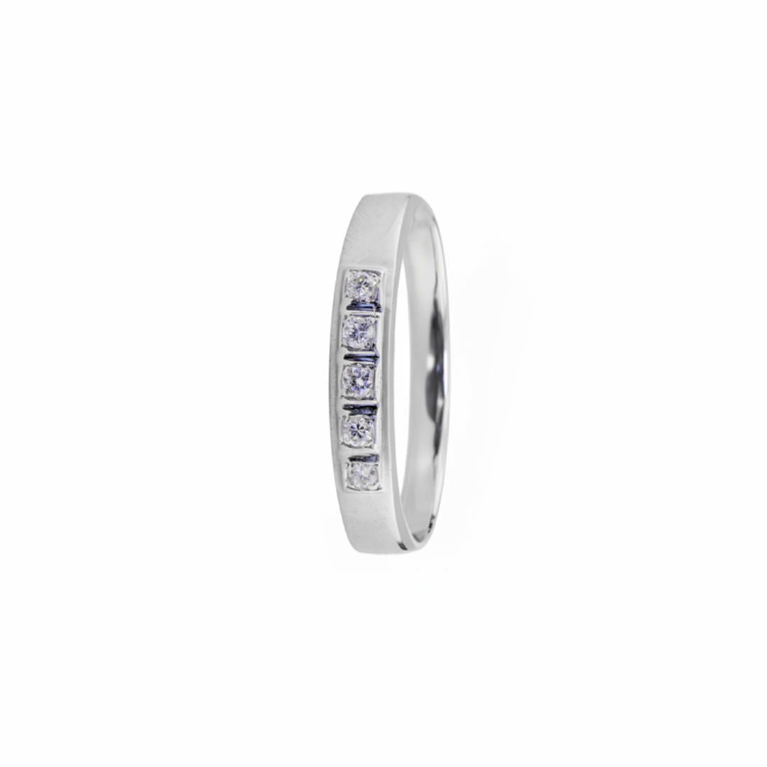 Diamond Ring Natural - By Saleh Sallom 2.74g Karat | 0.10 carat - Saleh Sallom