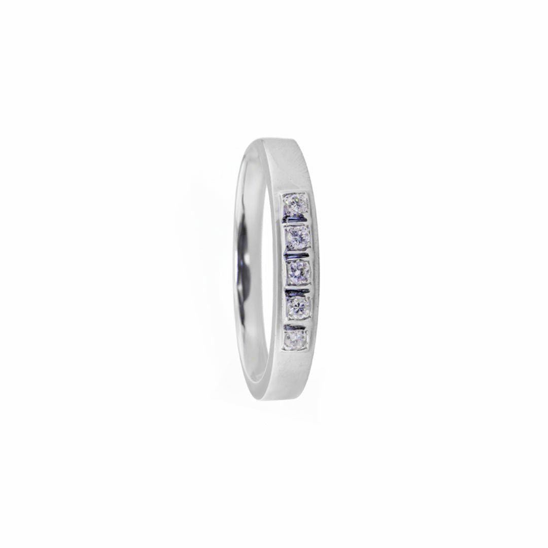 Diamond Ring Natural - By Saleh Sallom 2.74g Karat | 0.10 carat - Saleh Sallom