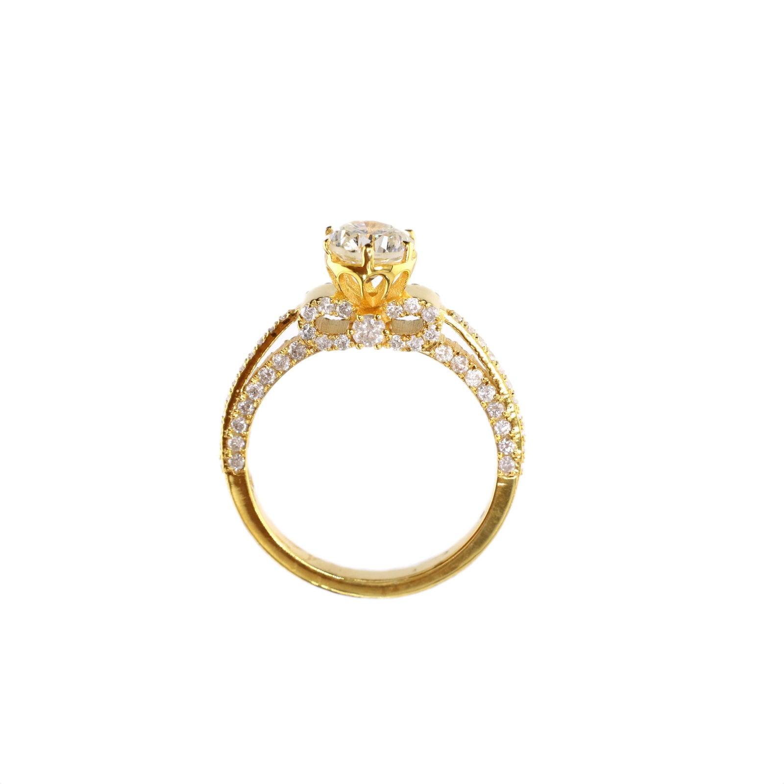 Diamond Ring Natural - By Saleh Sallom 3.49g 18Karat | 1.38 carat - Saleh Sallom