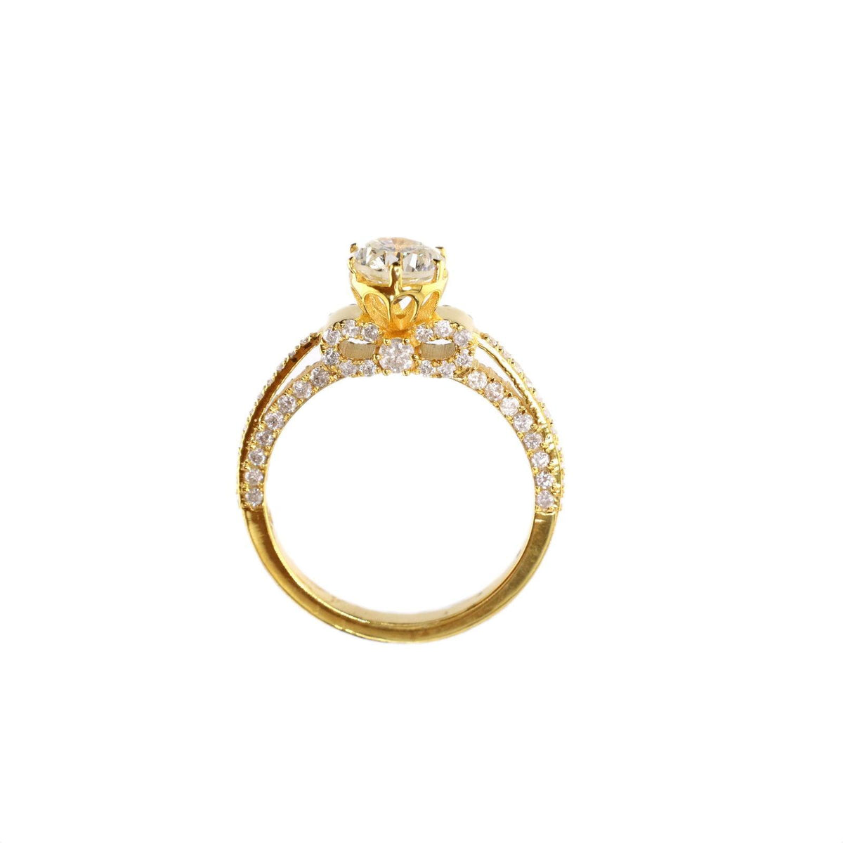 Diamond Ring Natural - By Saleh Sallom 3.49g 18Karat | 1.38 carat - Saleh Sallom