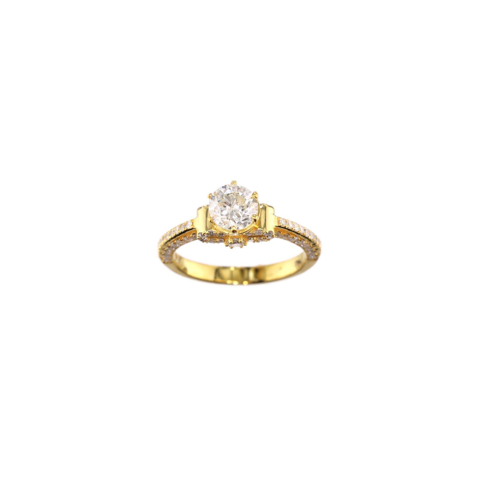 Diamond Ring Natural - By Saleh Sallom 3.49g 18Karat | 1.38 carat - Saleh Sallom