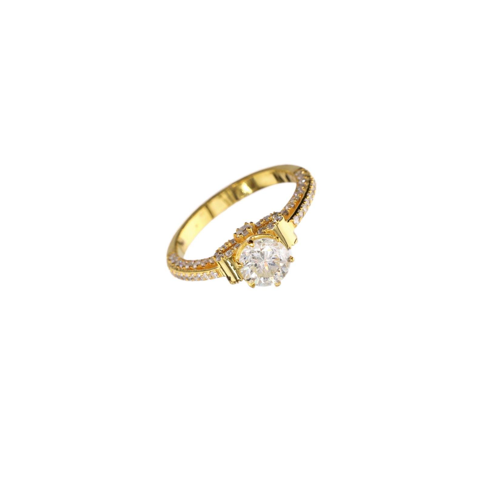 Diamond Ring Natural - By Saleh Sallom 3.49g 18Karat | 1.38 carat - Saleh Sallom