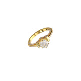 Diamond Ring Natural - By Saleh Sallom 3.49g 18Karat | 1.38 carat - Saleh Sallom