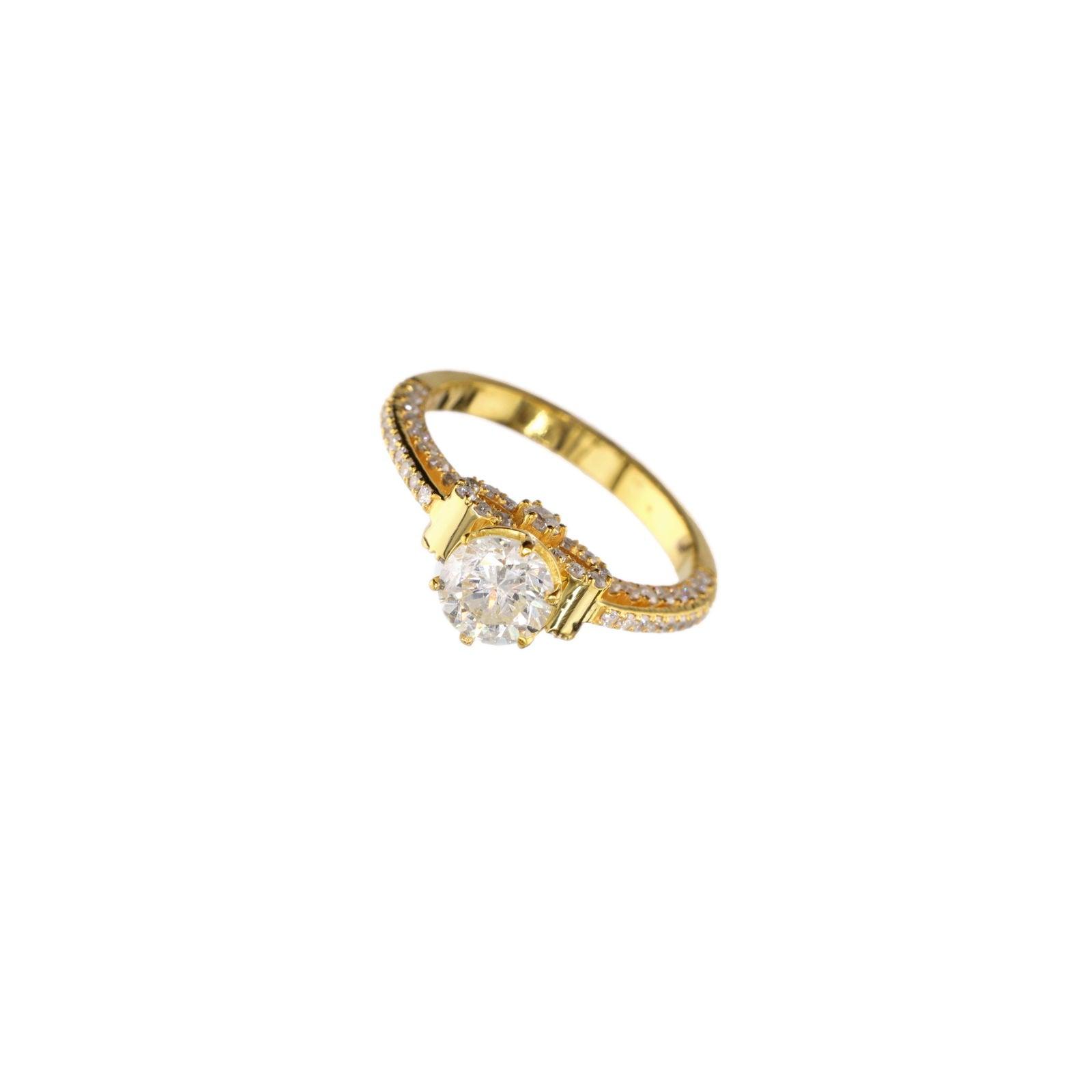Diamond Ring Natural - By Saleh Sallom 3.49g 18Karat | 1.38 carat - Saleh Sallom
