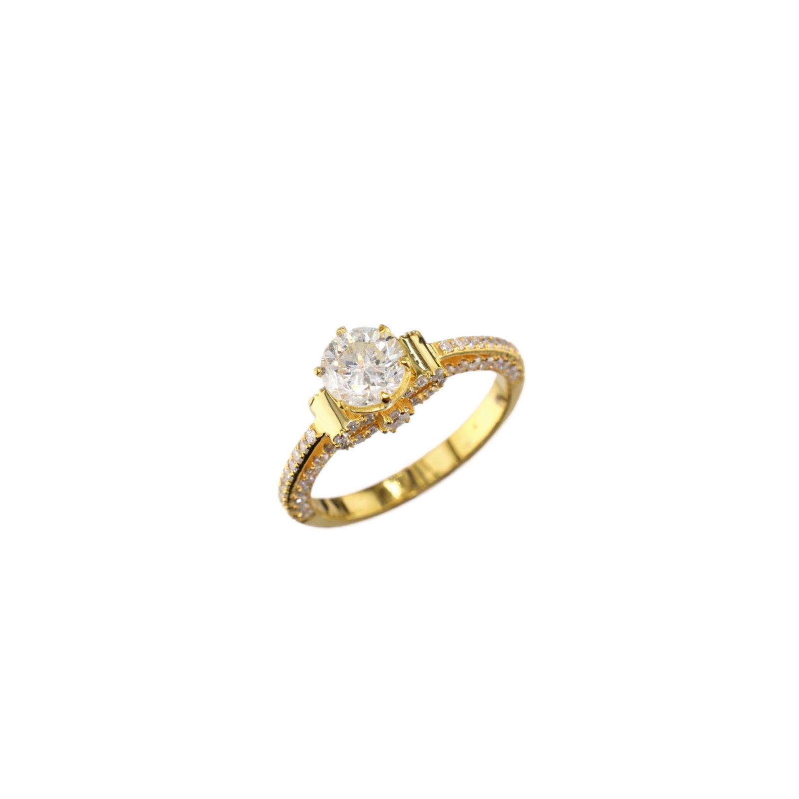 Diamond Ring Natural - By Saleh Sallom 3.49g 18Karat | 1.38 carat - Saleh Sallom