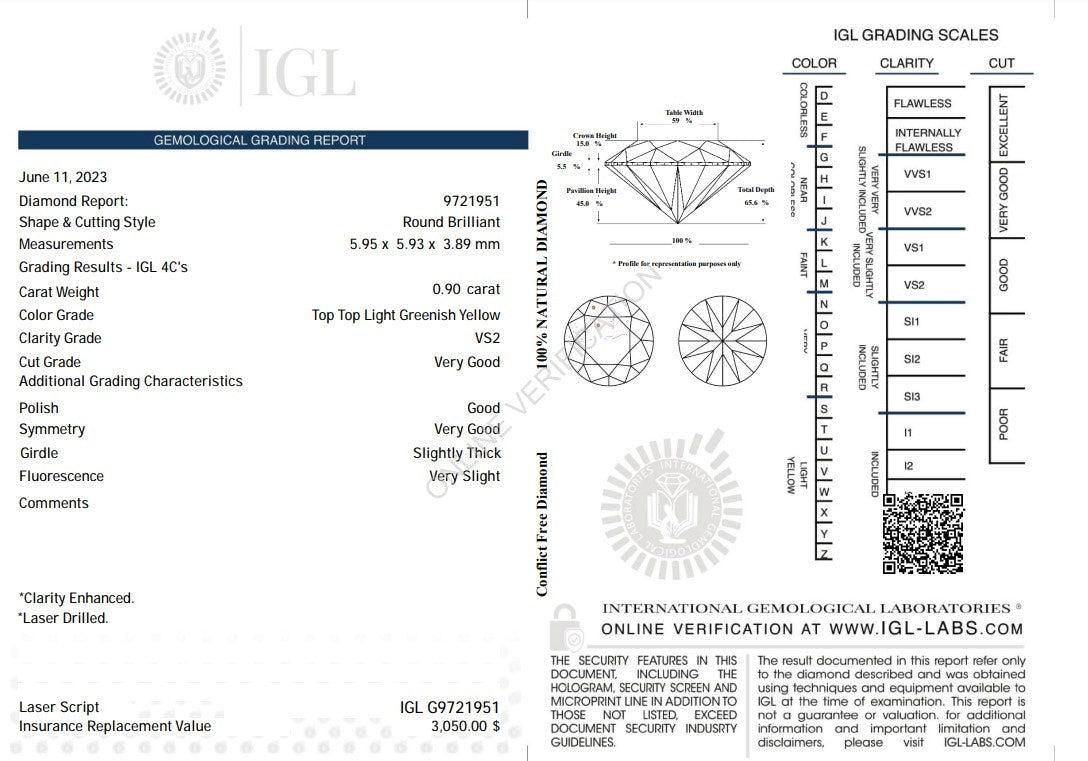 Diamond Ring Natural - By Saleh Sallom 3.49g 18Karat | 1.38 carat - Saleh Sallom