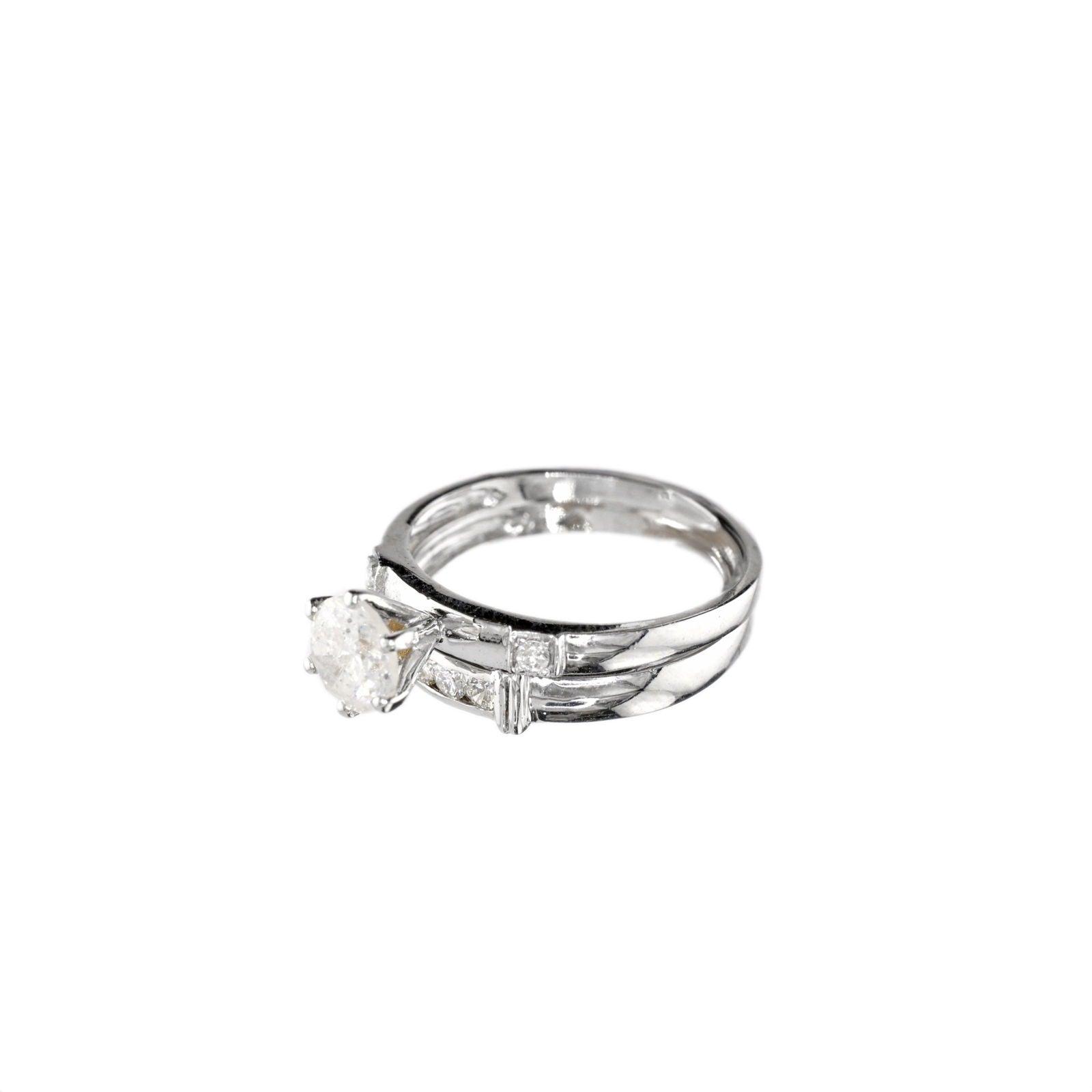 Diamond Ring Natural - By Saleh Sallom 4.36g 18Karat | 1.09 carat - Saleh Sallom