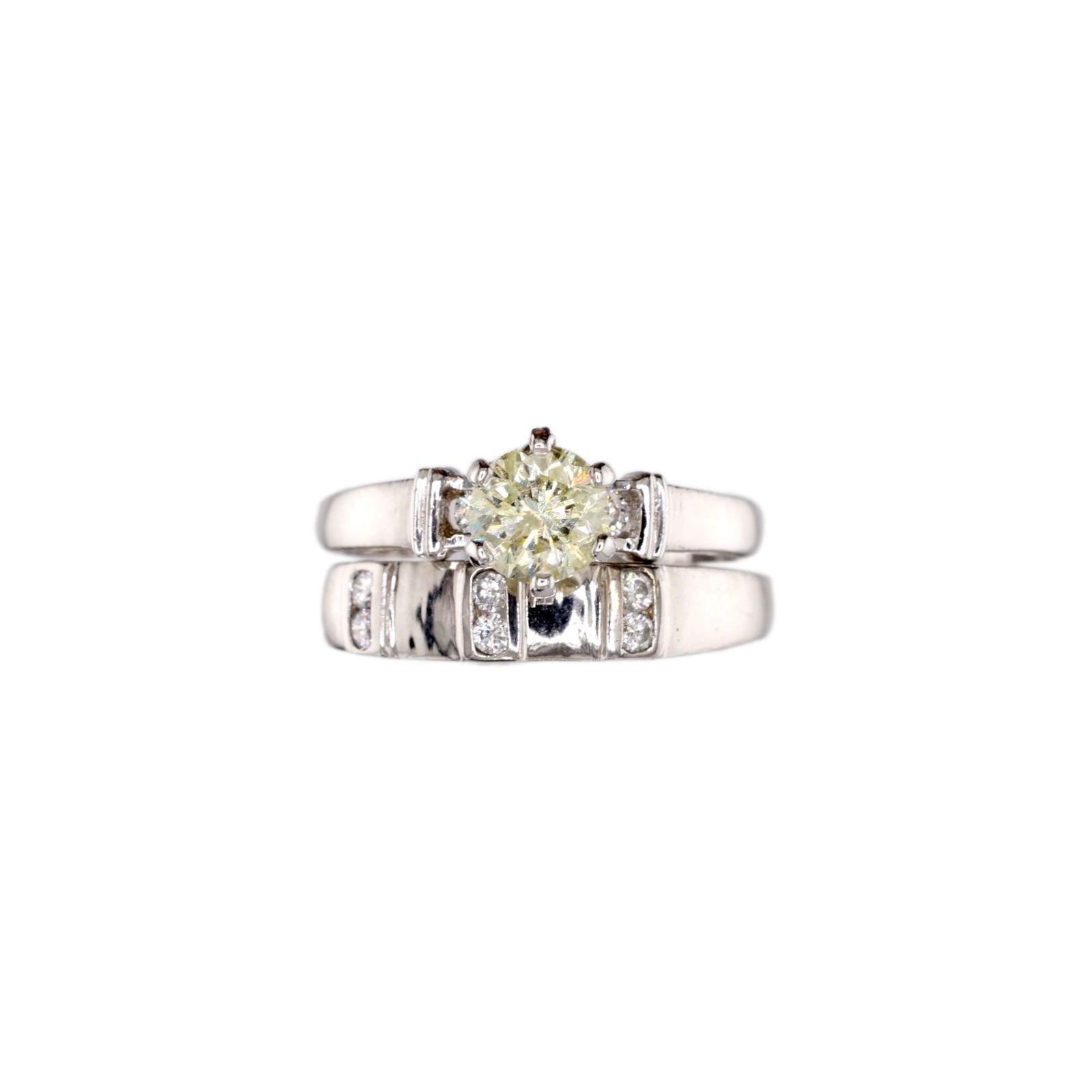 Diamond Ring Natural - By Saleh Sallom 5.03 g 18Karat | 1.00 carat - Saleh Sallom