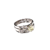 Diamond Ring Natural - By Saleh Sallom 5.03 g 18Karat | 1.00 carat - Saleh Sallom