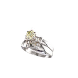 Diamond Ring Natural - By Saleh Sallom 5.03 g 18Karat | 1.00 carat - Saleh Sallom