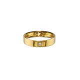 GOLD RING BY SALEH SALLOM | 4.480g 18K - 0.070 CT - Saleh Sallom
