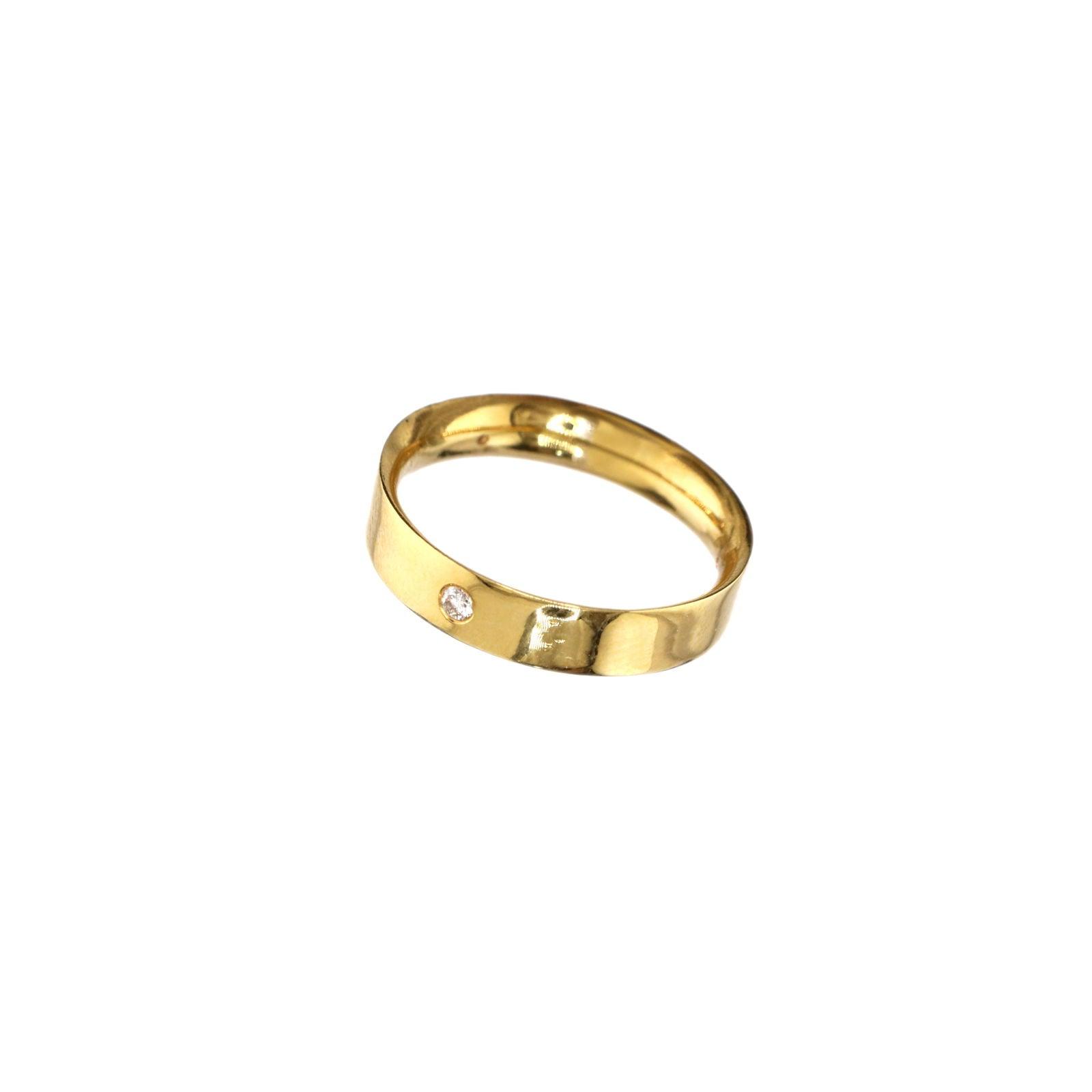 GOLD RING BY SALEH SALLOM | 4.480g 18K - 0.070 CT - Saleh Sallom