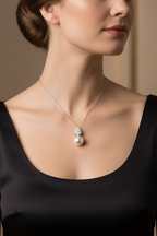 18K White Gold with Natural Diamond Accent-Saleh Sallom