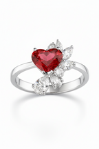 18K White Gold with Natural Diamond Accents-Saleh Sallom