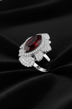 Crimson Marquis Natural Diamond Ring-Saleh Sallom