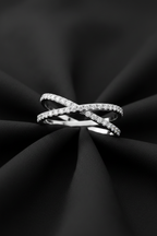 Lab-Grown Diamond Interlaced Ring-Saleh Sallom
