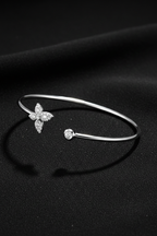 Diamond Open Cuff Bracelet-Saleh Sallom