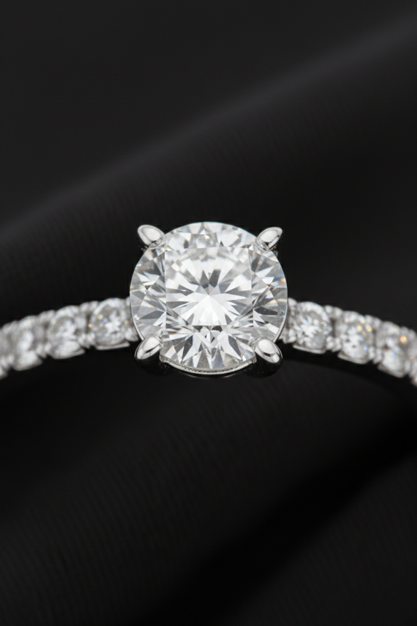 Classic Solitaire Diamond Ring-Saleh Sallom