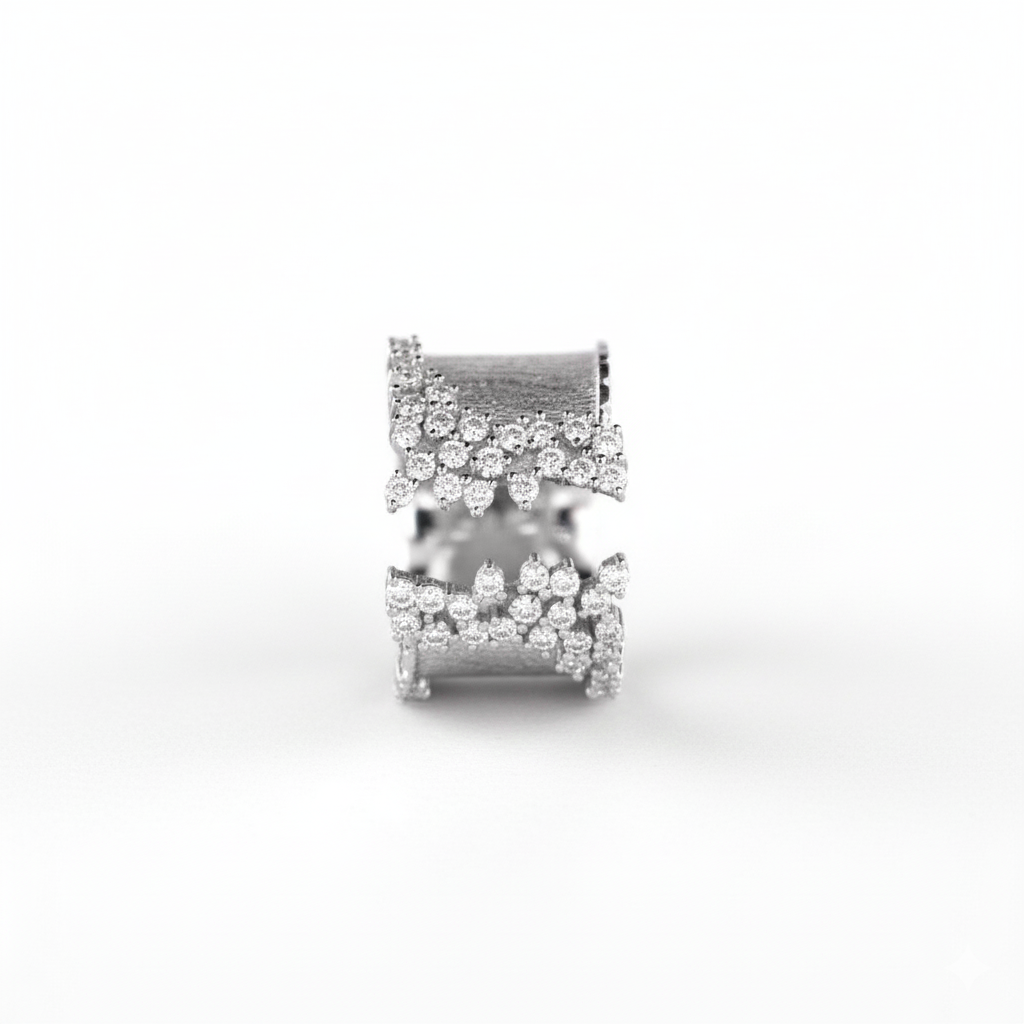 Elegant Diamond Ring – Refined Contemporary Design-Saleh Sallom