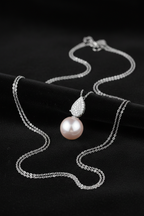 18K White Gold with Natural Diamond Accent-Saleh Sallom