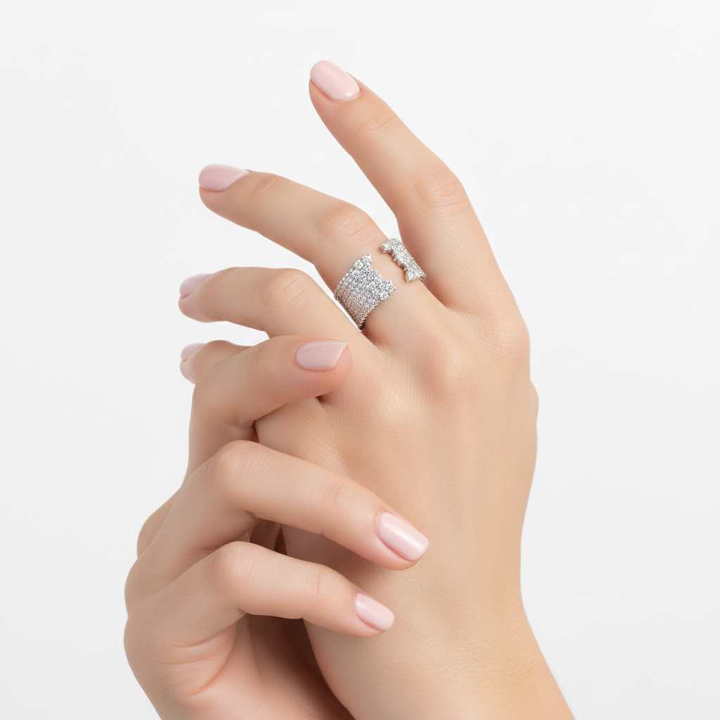 Elegant Diamond Ring – Refined Contemporary Design-Saleh Sallom